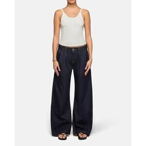 EB Denim Kendall Pleated Barrel Pant